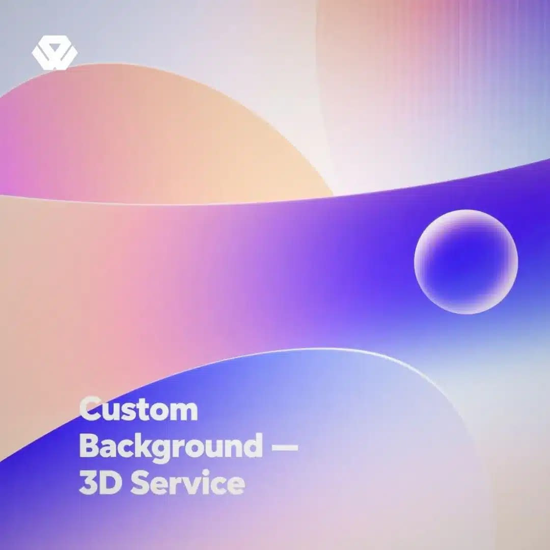 Jasa desain 3D produk dengan custom background showroom atau interior